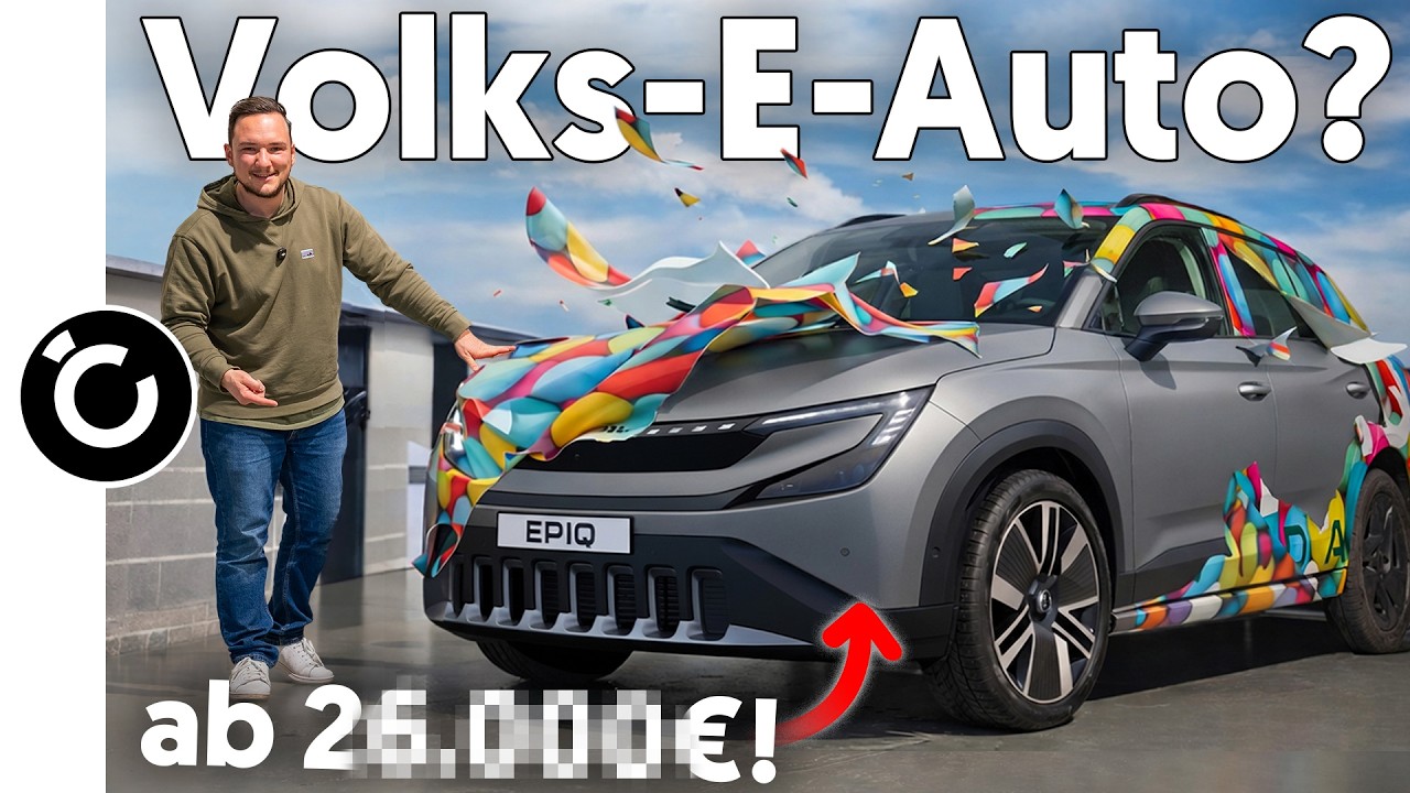 Skoda EPIQ Ersteindruck: 1-Pedal, Frunk & Limitierung in der Basis!