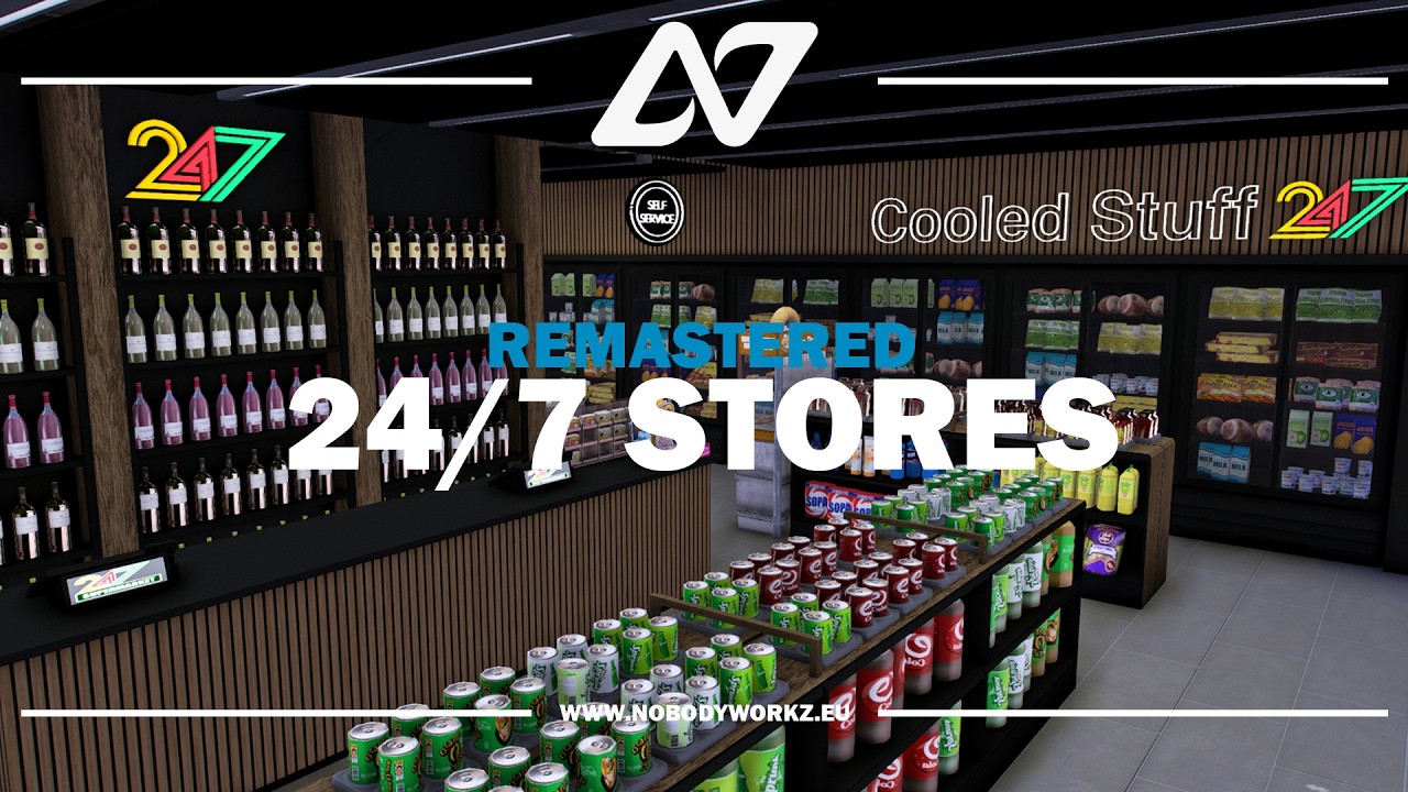 [MAP] Nobody Workz - 24/7 Stores Remastered [FiveM]
