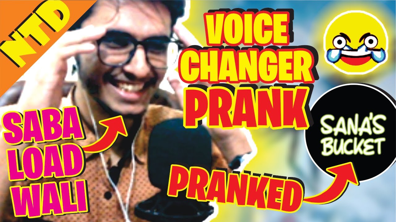 VOICE CHANGER PRANK ON @SanasBucket | SABA LOAD WALI | PUBGPakistan | NTD Playz