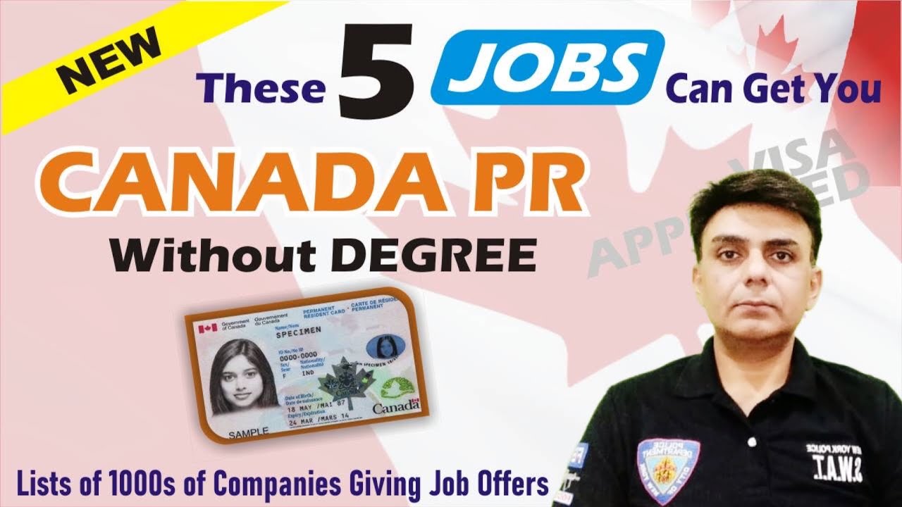 These 5 Skills Can Get You Canadian PR Without Degree in 2023 via AIP || Easy Job Offer From Canada