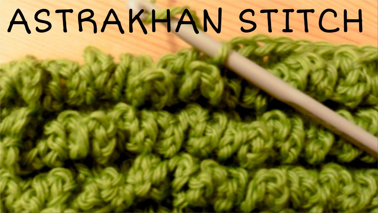 How to crochet the ASTRAKHAN stitch / LAMB stitch / SHEEP stitch ♥ CROCHET LOVERS