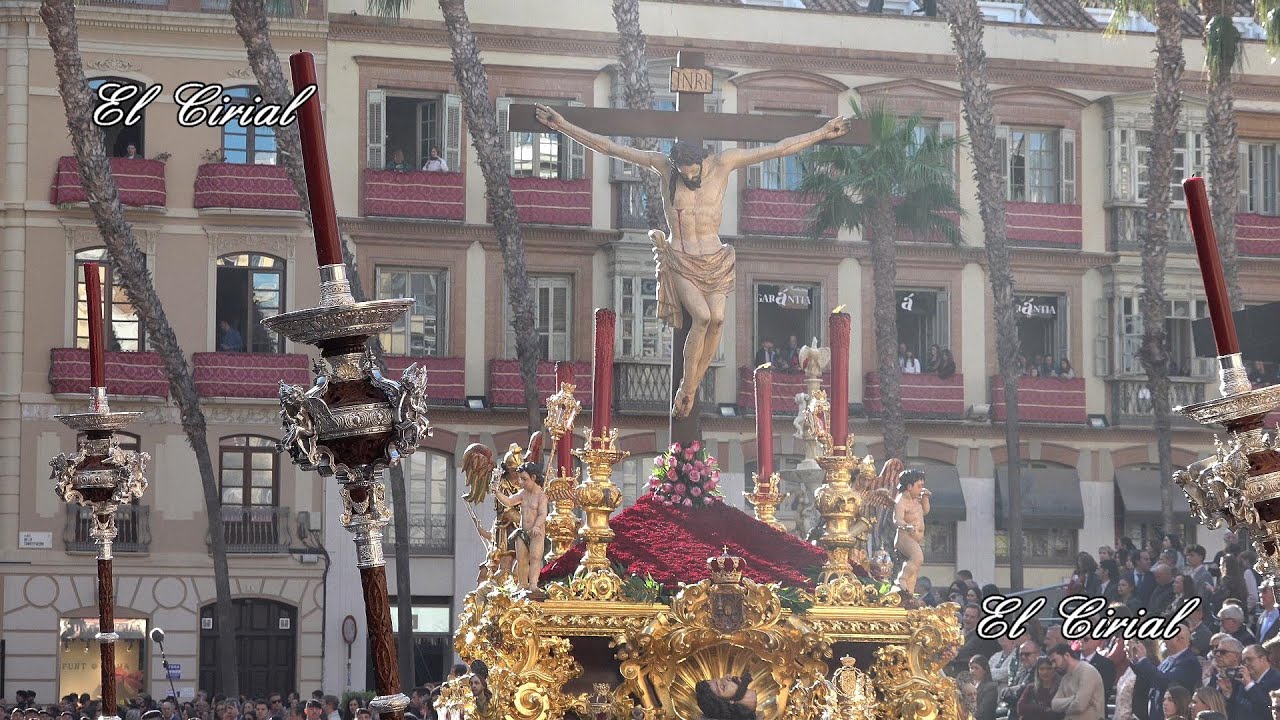 ANIMAS DE CIEGOS MALAGA 2025 TRIBUNA OFICIAL Y ENTRADA A CALLE LARIOS 4K