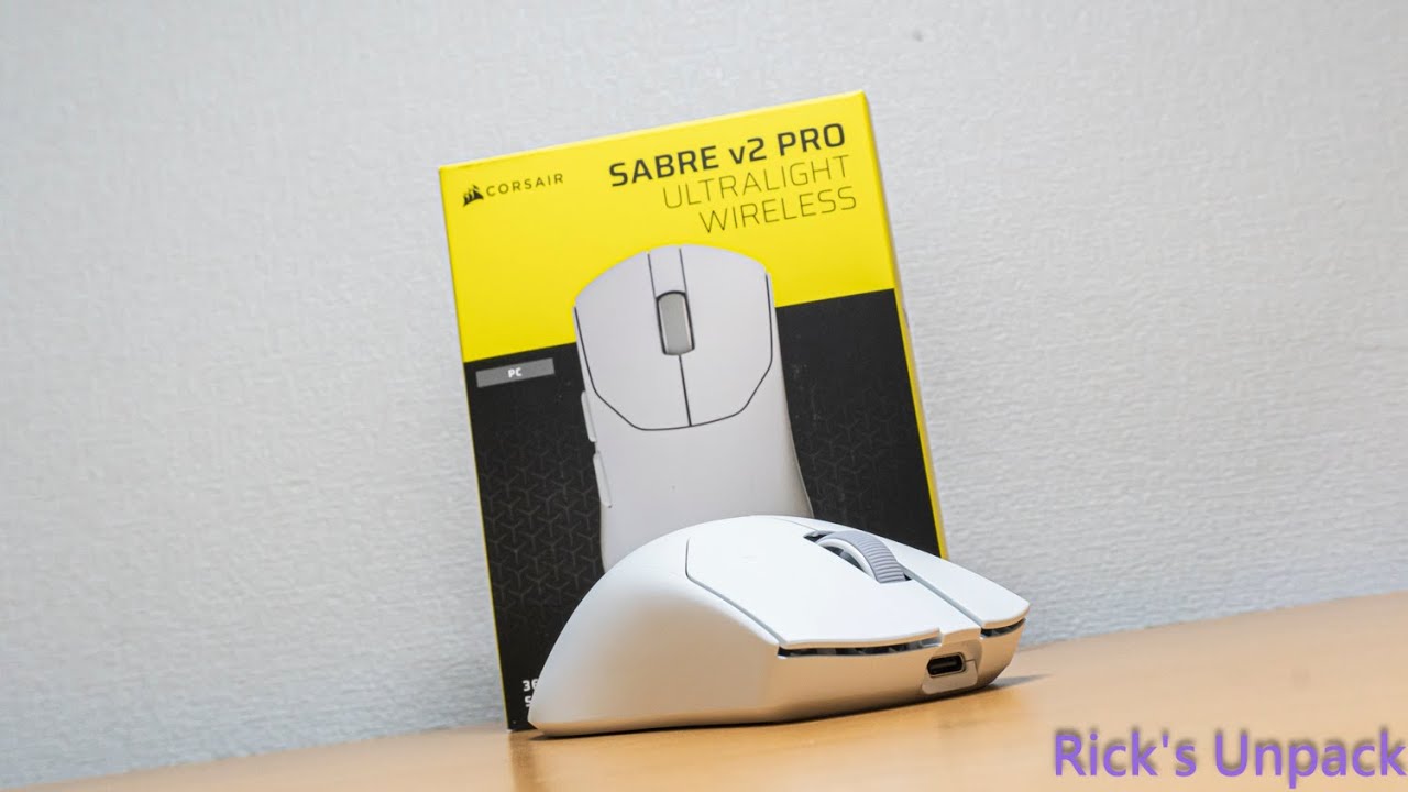 CORSAIR SABRE V2 PRO ULTRALIGHT WIRELESS ASMR & PUBG 8V8