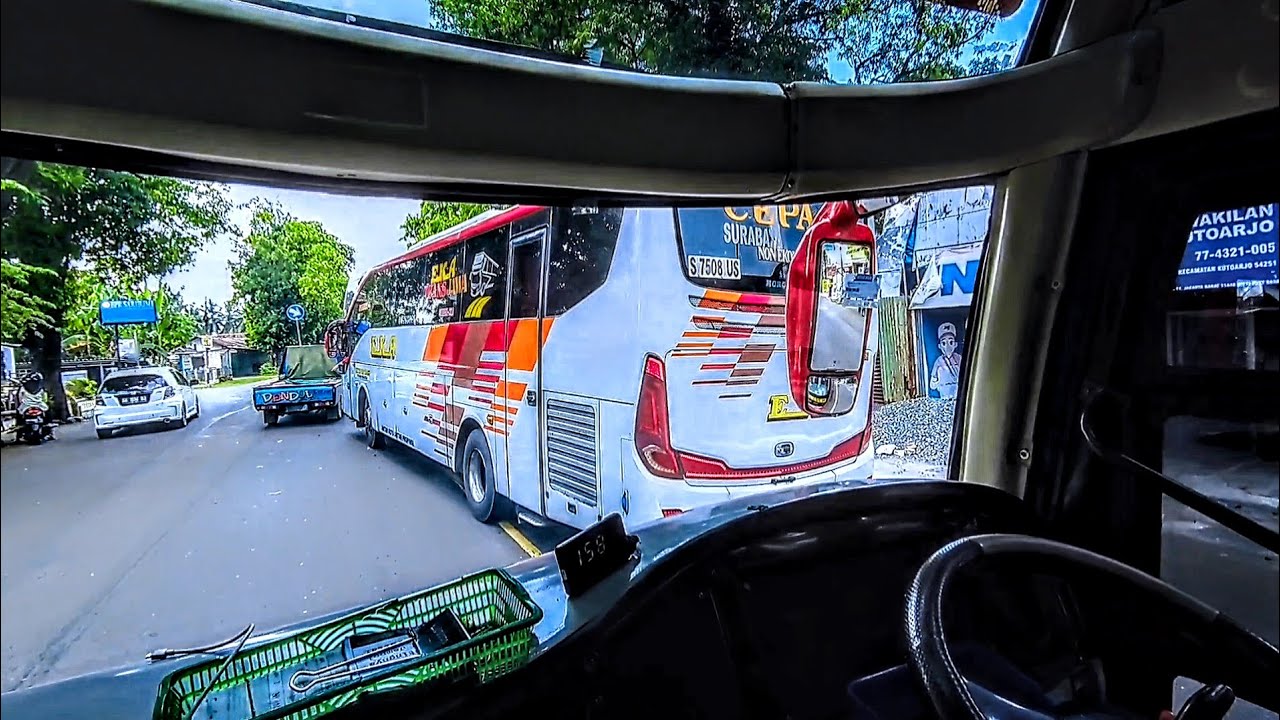 MENIKMATI AKSI SUOSS BUS EKA 7508 DARI KABIN SUGENG RAHAYU 7031