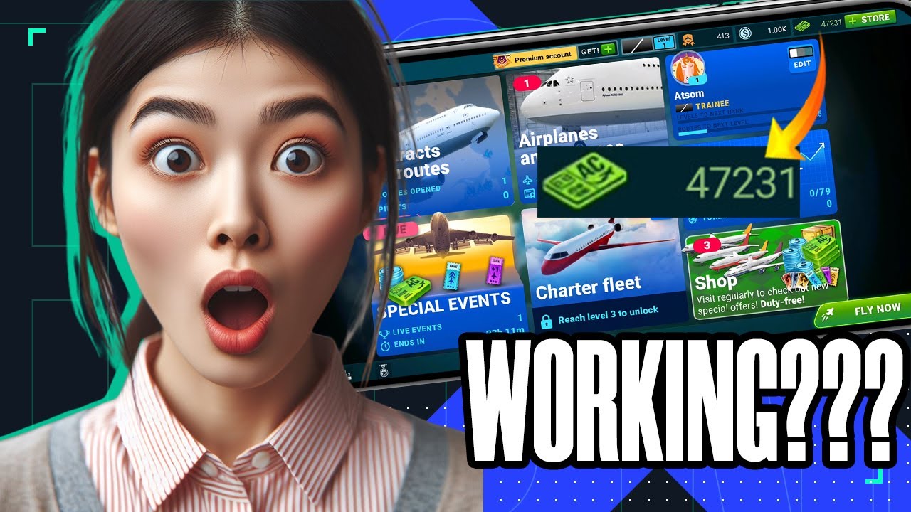 🧩 Live Test: Airline Commander Unlimited AC Credits Hack