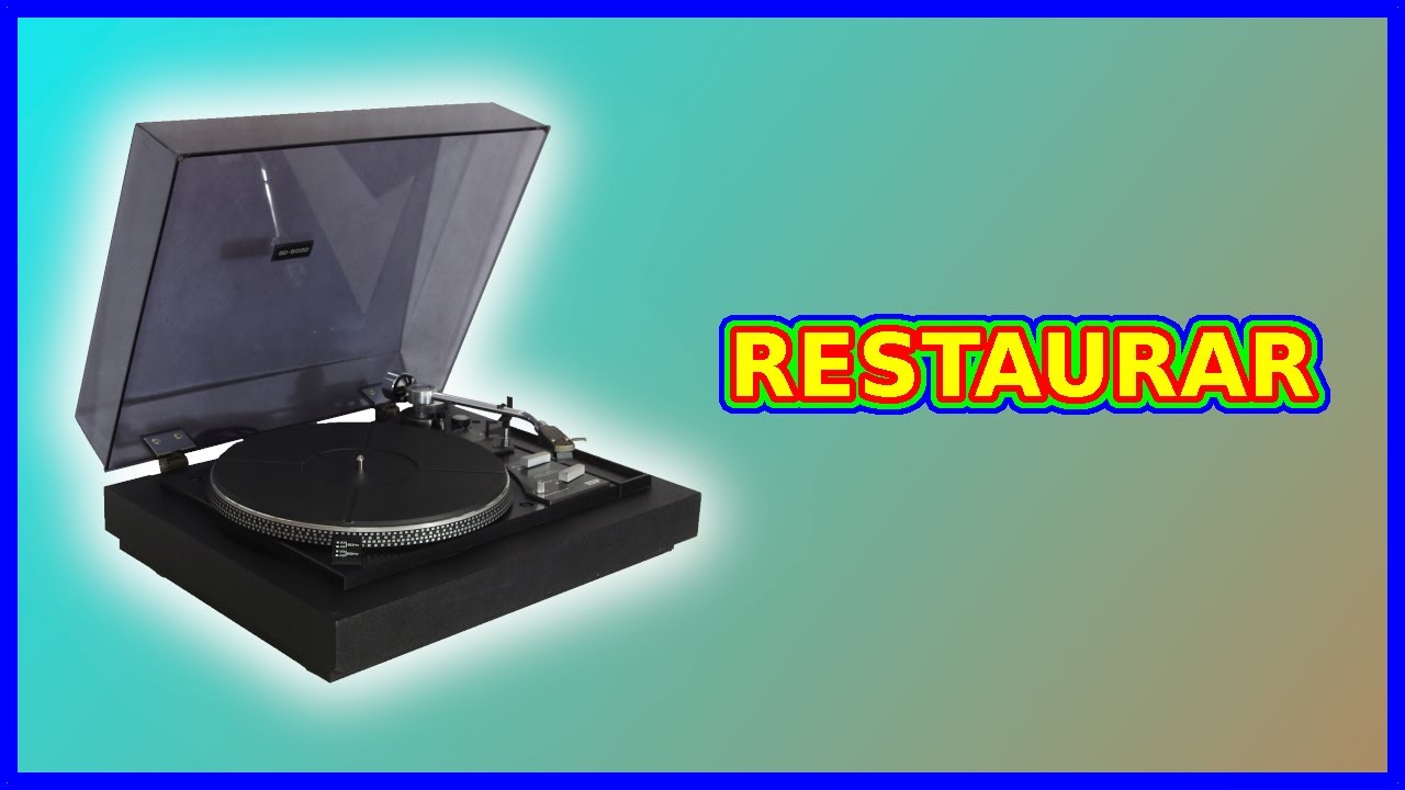 ☀ revisando y restaurando TOCADISCOS comprado del rastro ISP SD 5000 ☀ E0261
