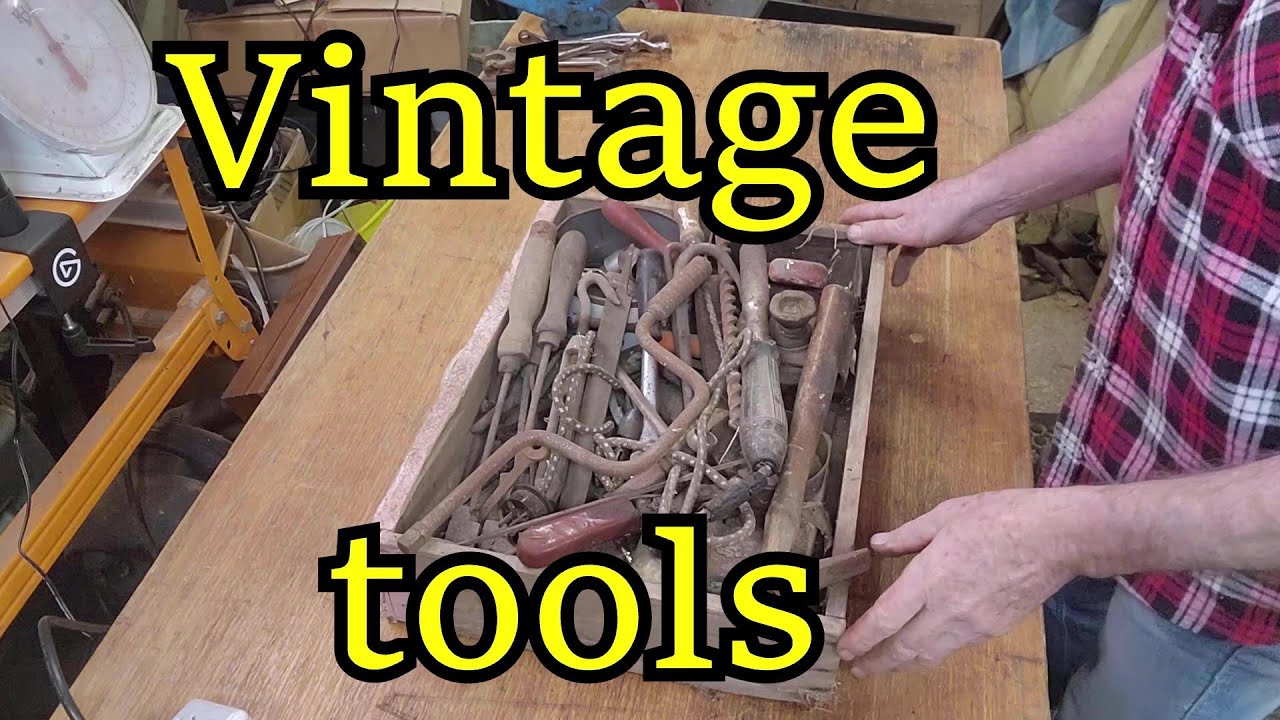 Storage Shed Clean-out Part 24 - Unboxing Lots of Vintage Workshop Tools For the Shop plus Keepers!