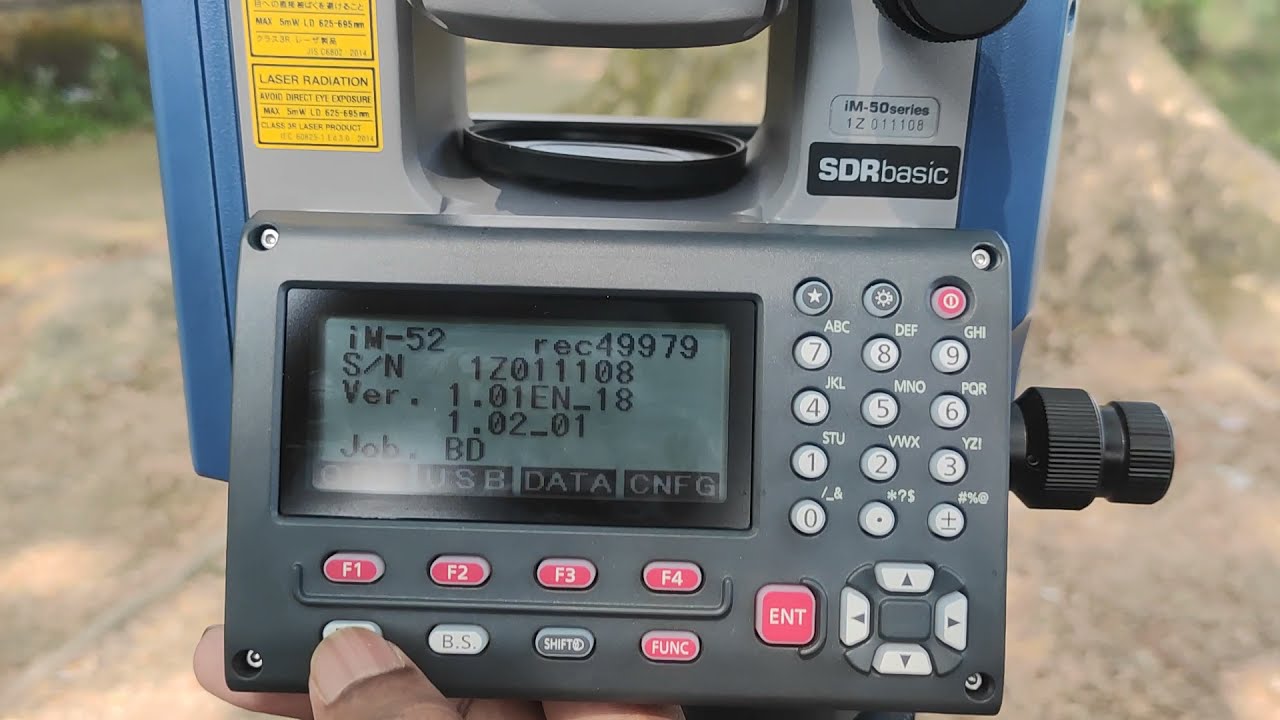 How To Create a Job File For Topo Survey  In Sokkia Total Station Bangla