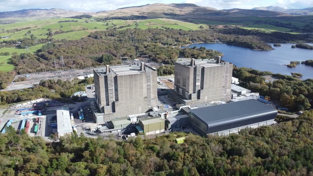 Drone flight: Trawsfynydd Nuclear Power Station