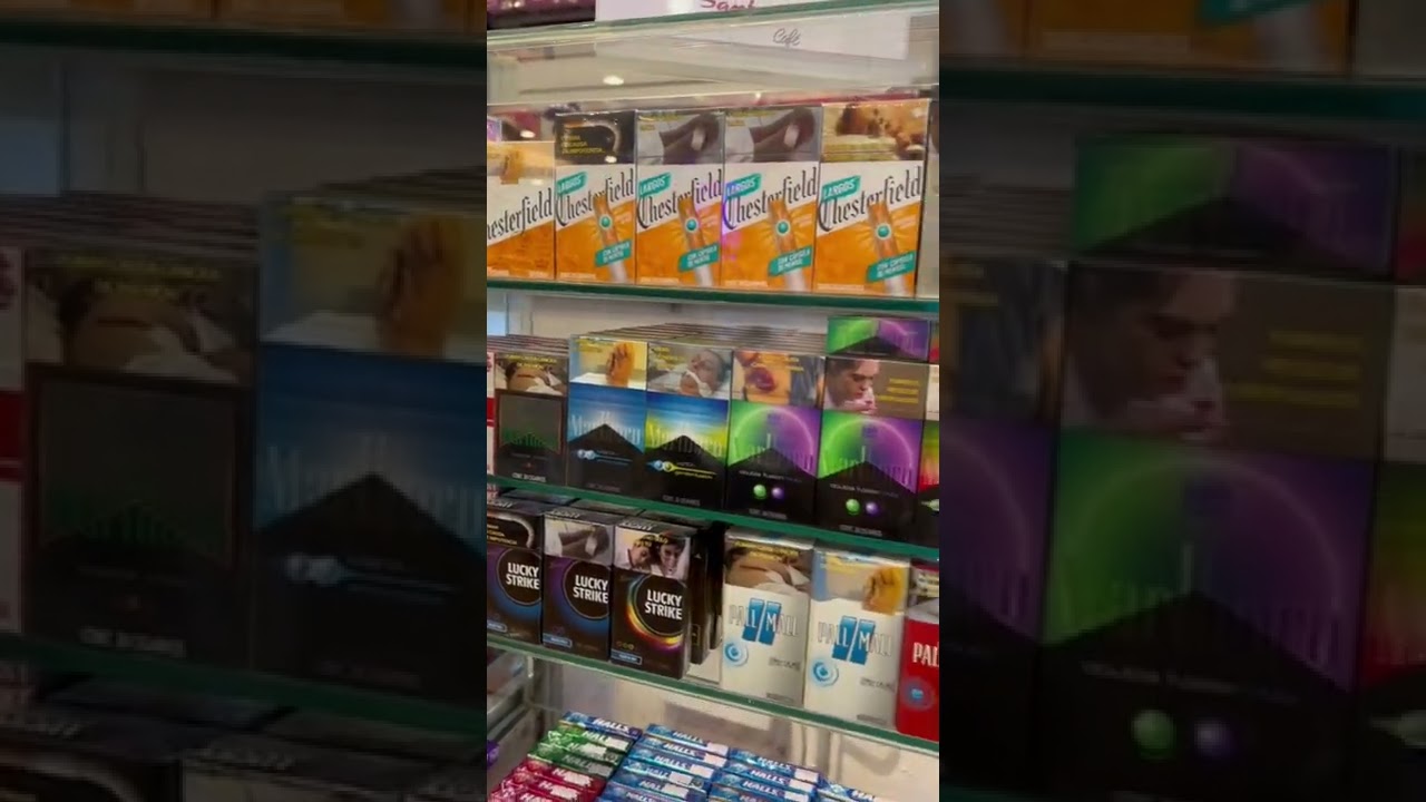 For the smokers in the US, Mexico has the packs with the graphic images. #shorts #cigarette #mexico