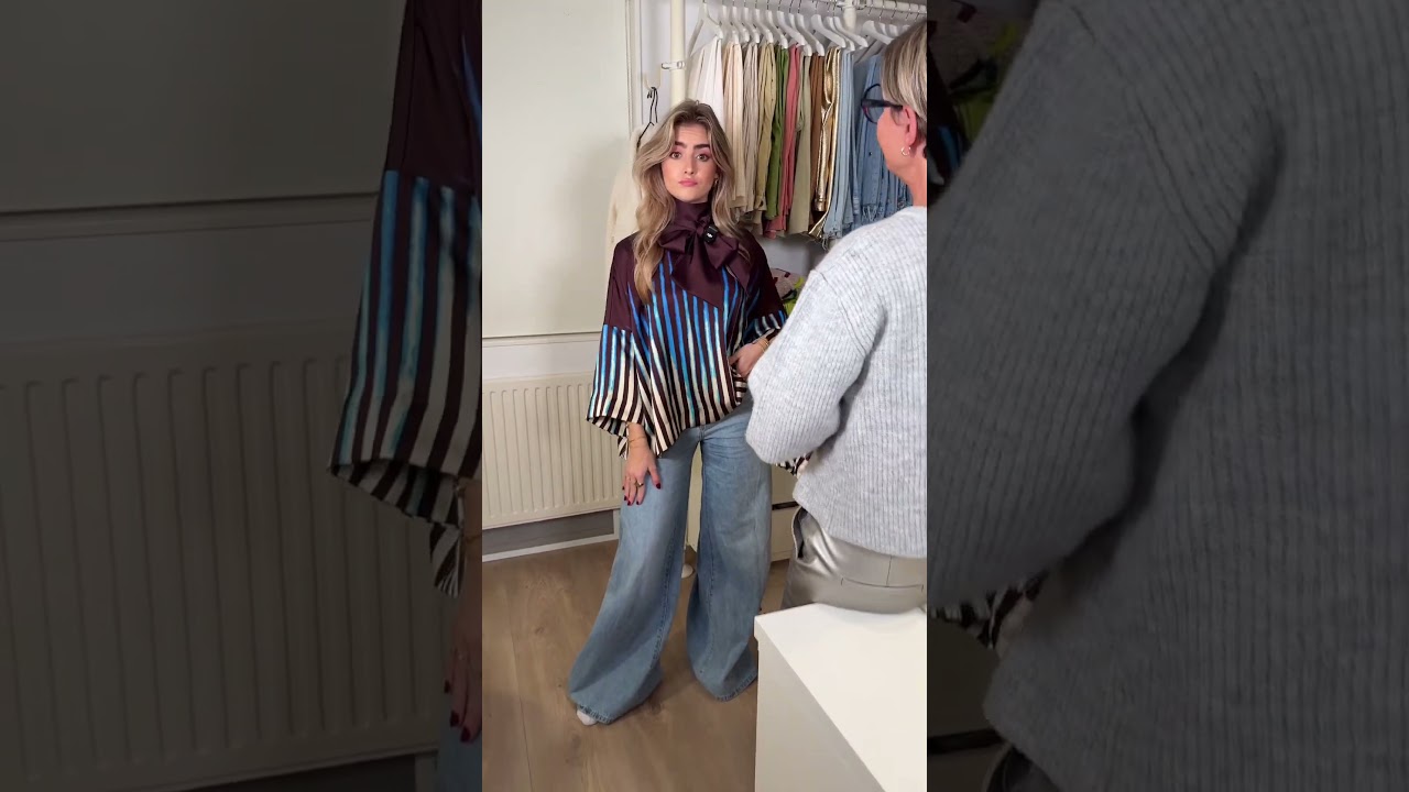 Mijn moeder stylet mijn outfits ✨ 3 looks in haar kledingstijl #mother #outfit #styling 🧡