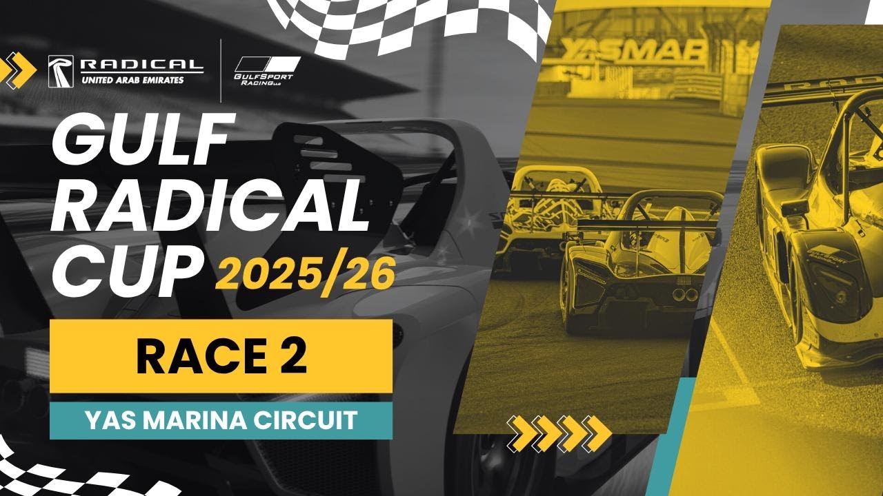 Gulf Radical Cup 2025/26 Round 1 Sprint Race 2 @ YAS Marina Circuit, 01/11/25