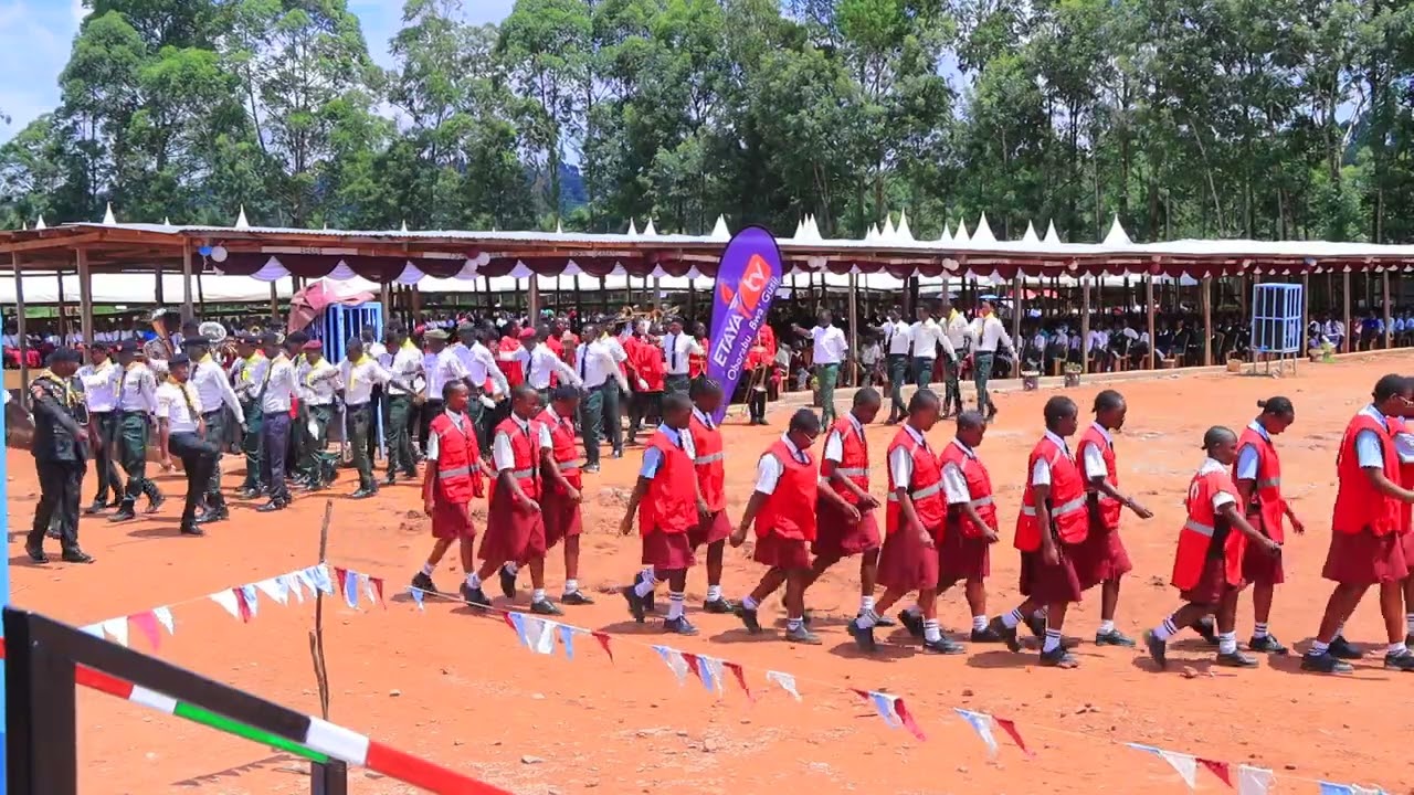 Pathfinder parade at Sironga girls High school