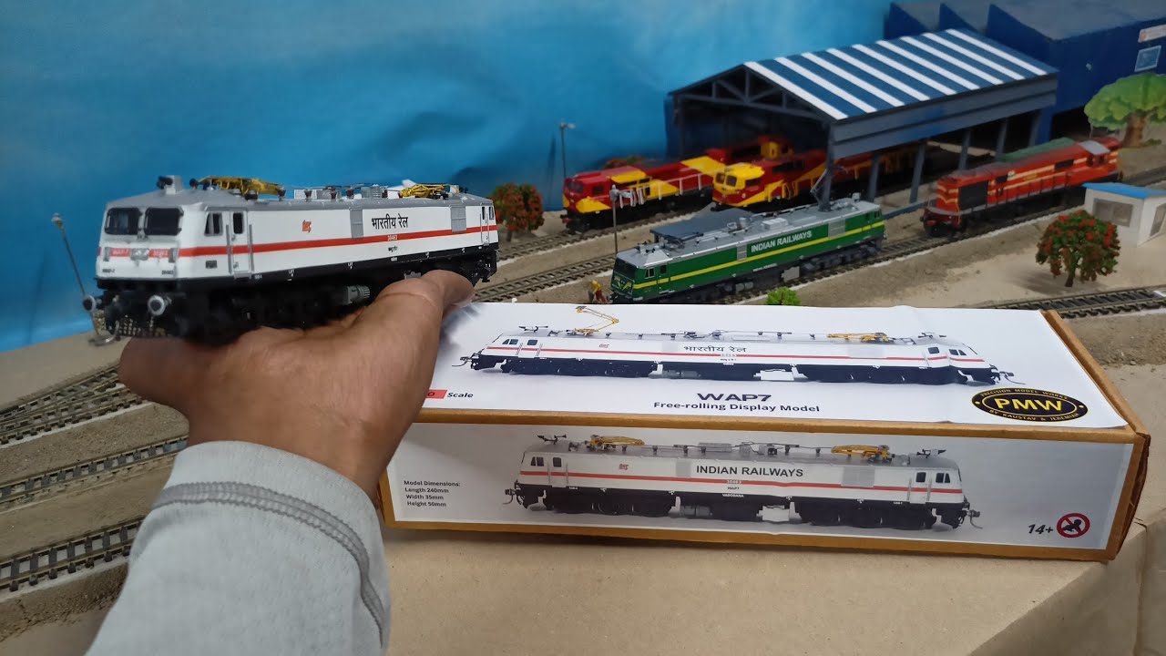 Unboxing WAP-7 HO Scale Model Loco by 