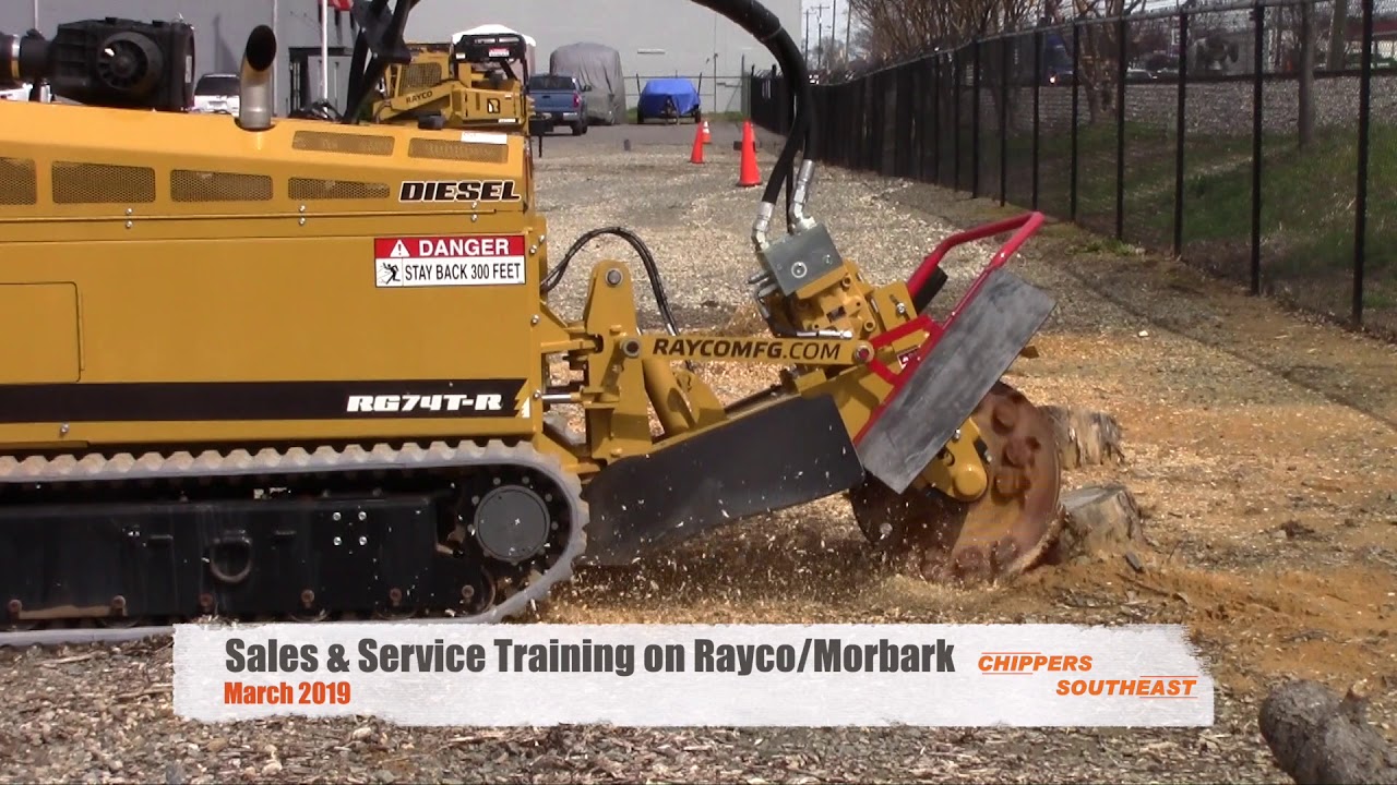 Sales & Service Training on Morbark and Rayco Equipment