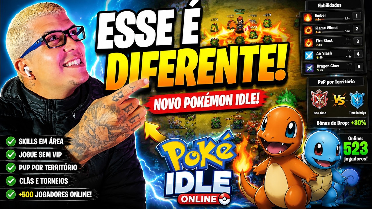 JOGUEI o NOVO POKEIDLE e ele me SURPREENDEU!