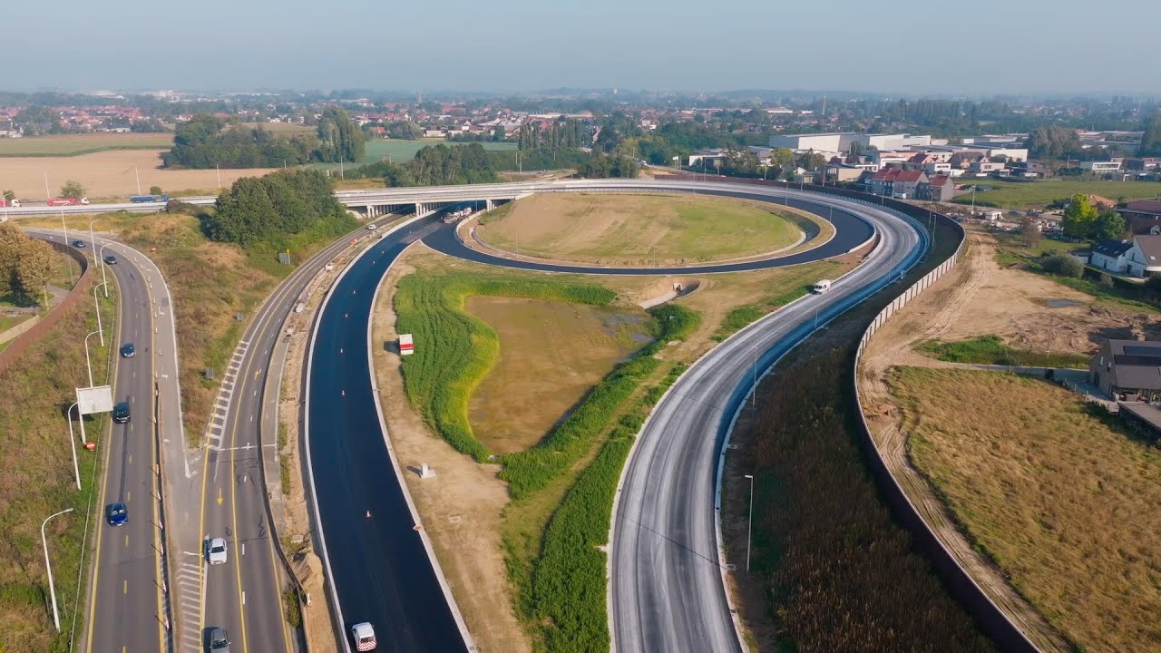Opening Trompetaansluiting R8-A19 Kortrijk