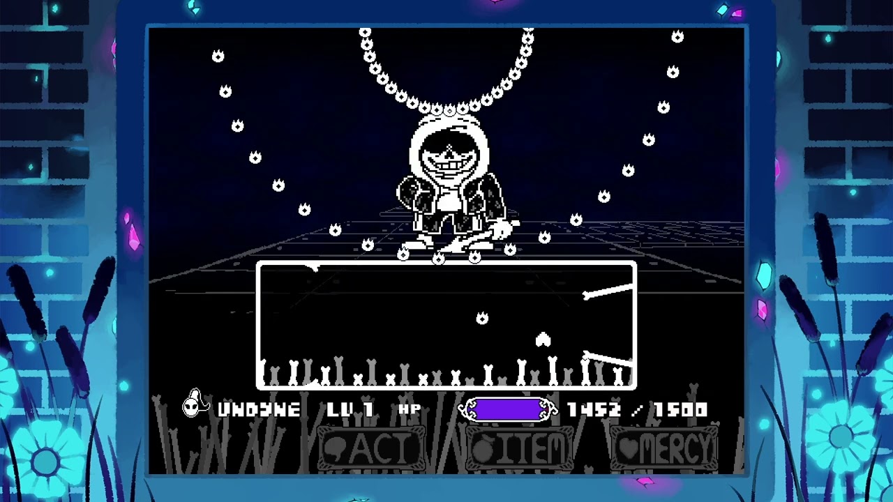 Dusttale: tmc - Undyne vs sans full fight