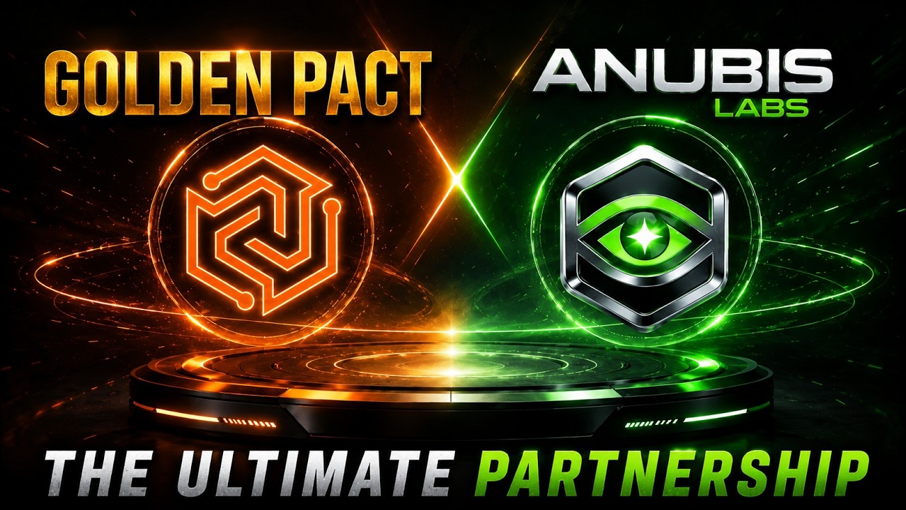🚨 Golden Pact Joins Anubis Chain! AI + DeFi Revolution Begins 🔥