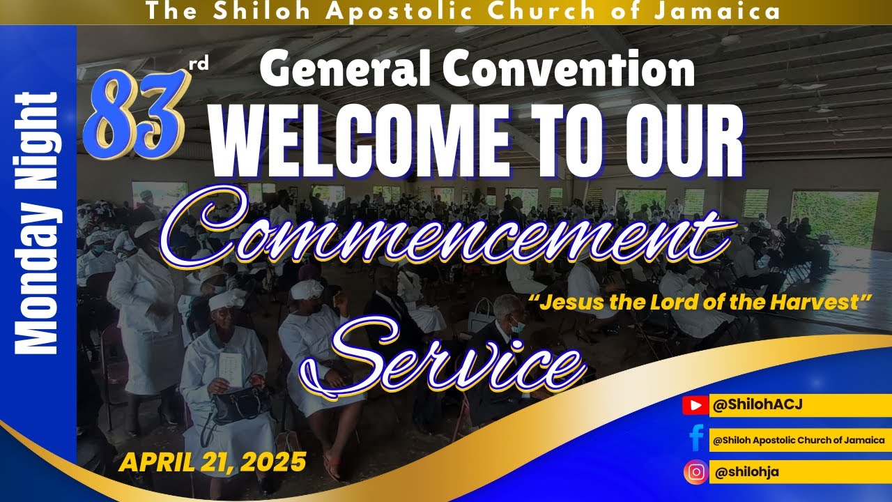 SACJ 83rd General Convention| Night 1| The Harvest is Plenteous| Monday April 21, 2025