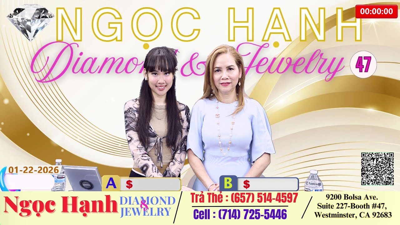 Ngọc Hạnh DIAMOND & JEWELRY | Show 48 | 01-22-2026  #ngochanhdiamond&jewelry #welivecali