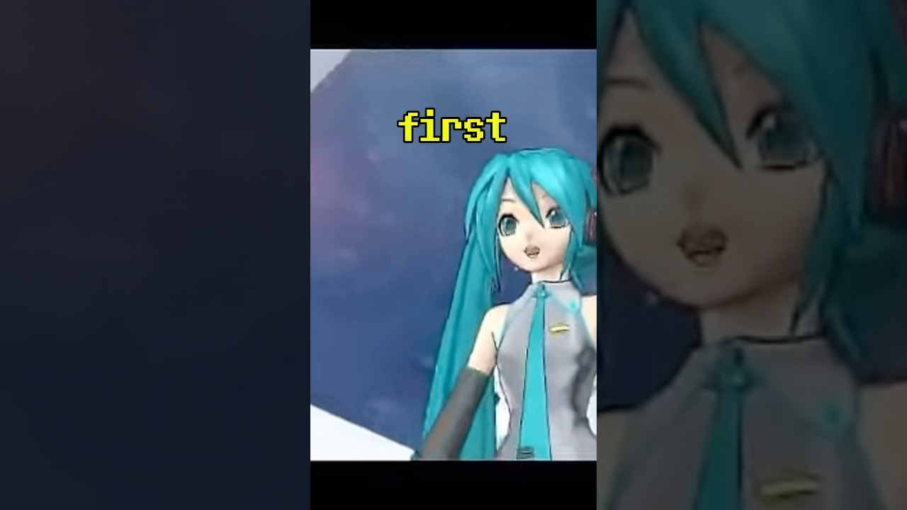 The First Hatsune Miku Song #vocaloid #utau #synthv #hatsunemiku #teto #miku #projectsekai #pjsk
