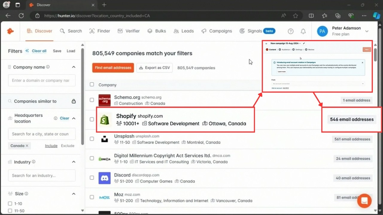 How (H*CKER)s Send Bulk Phishing🎣 Emails on Targets | Hunter OSINT