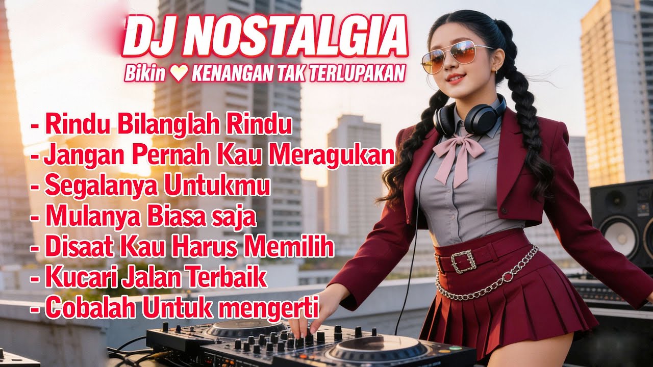 DJ Kenangan Hit &ndash; Kumpulan Lagu Kenangan Galau 💔 Rindu Bilanglah Rindu, Cobalah Untuk Mengerti