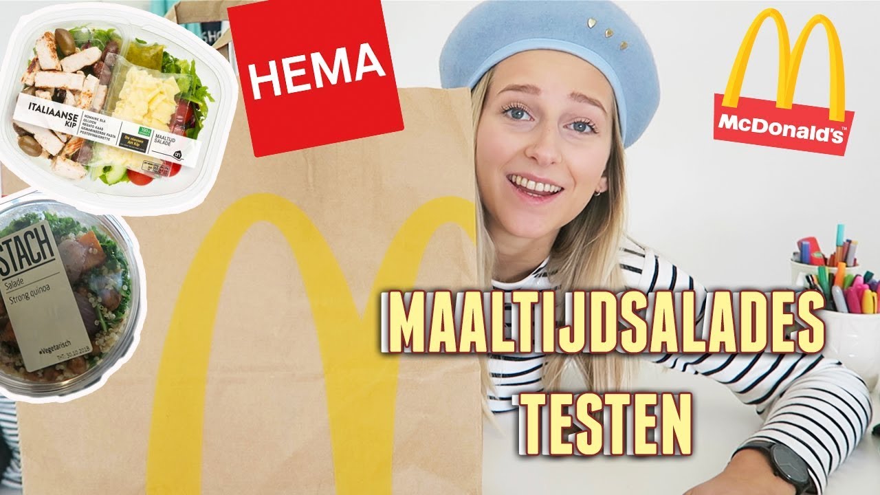 SALADE VAN DE MACDONALDS?! ♡ KANT EN KLAAR MAALTIJDEN