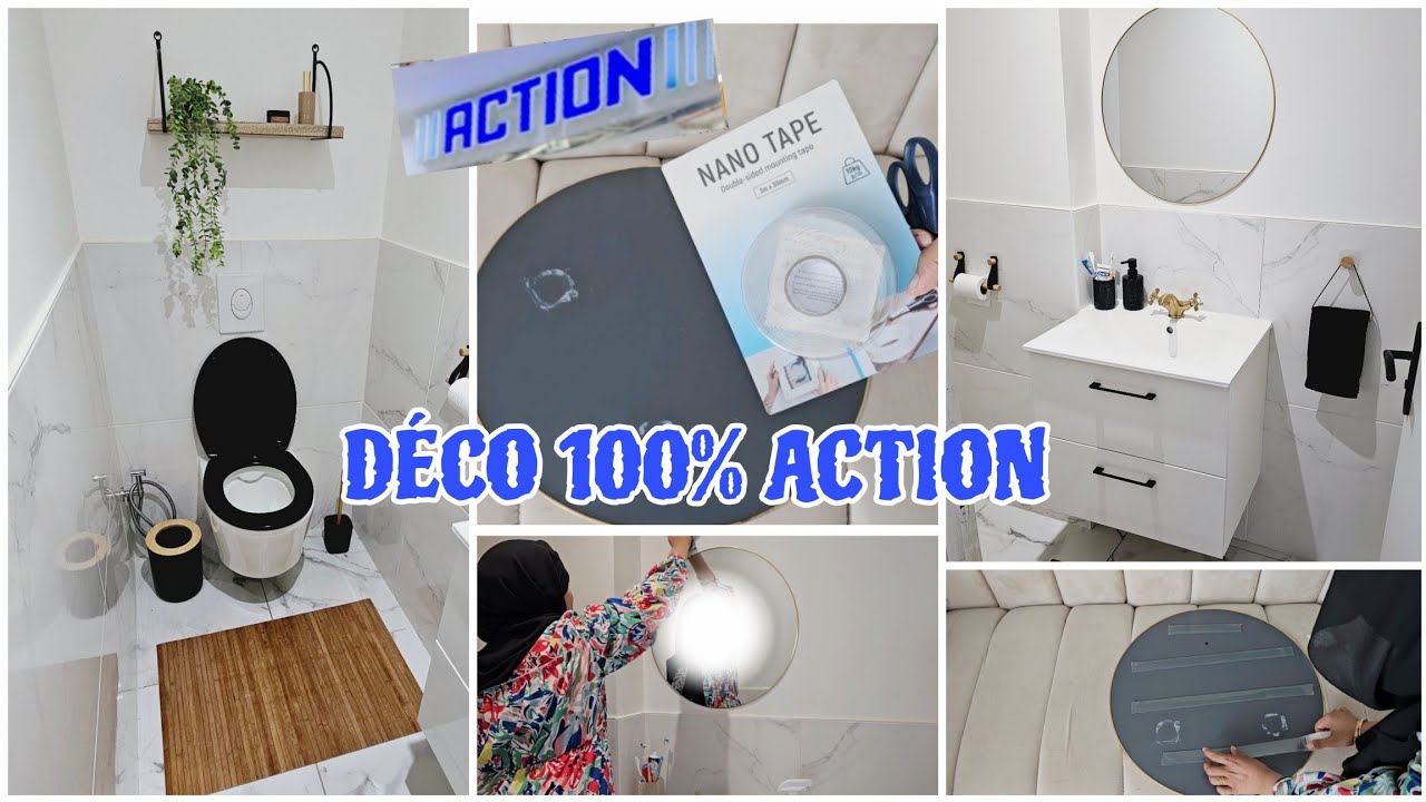 😅JE REFAIS LA DÉCO DES WC _ 100% ACTION #decoaction #actionfrance #action #motivation #changement