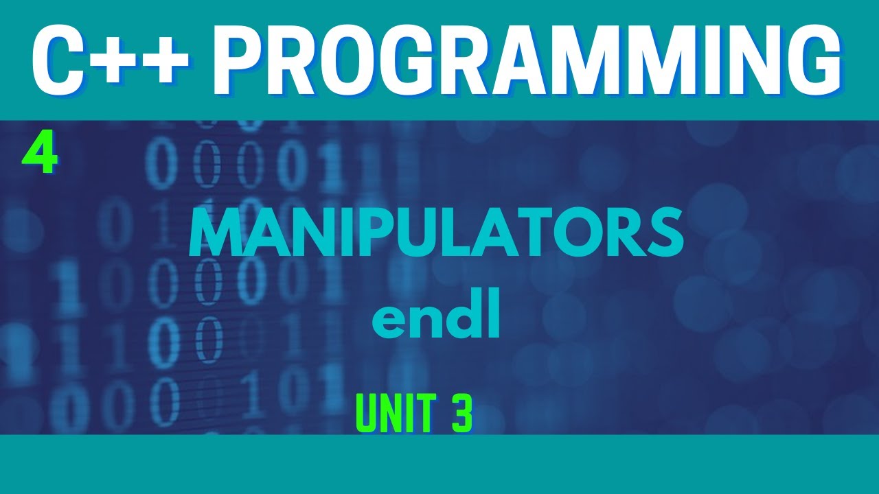 Manipulators in C++ Urdu/Hindi)