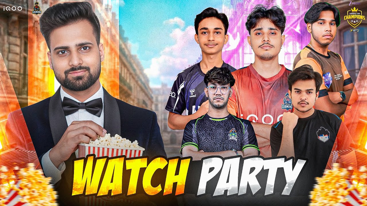 WATCHPARTY -  iQOO TOTAL GAMIG ESPORTS || FOZYAJAY IS LIVE | #freefire #freefiretournament #iQOOTG