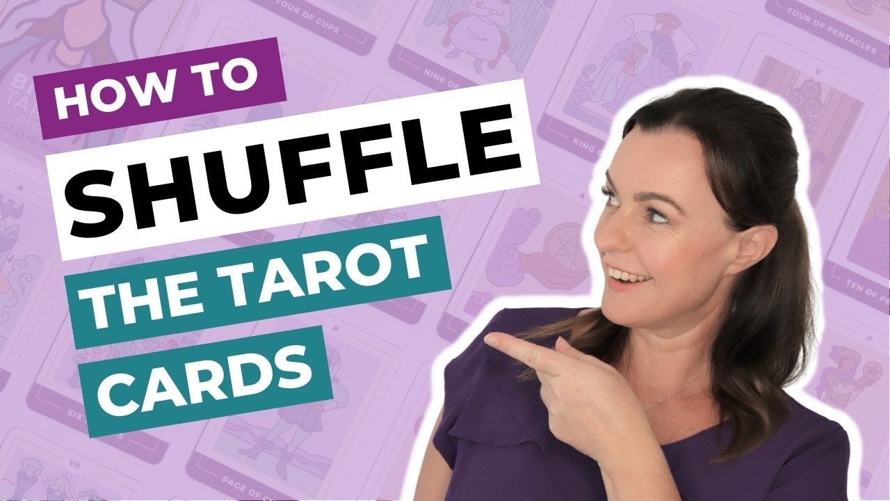 How to Shuffle the Tarot Cards Like a Pro #tarottutorials