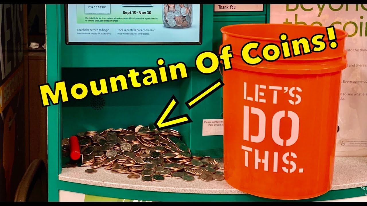 Гора монет! Как избежать комиссий Coinstar!