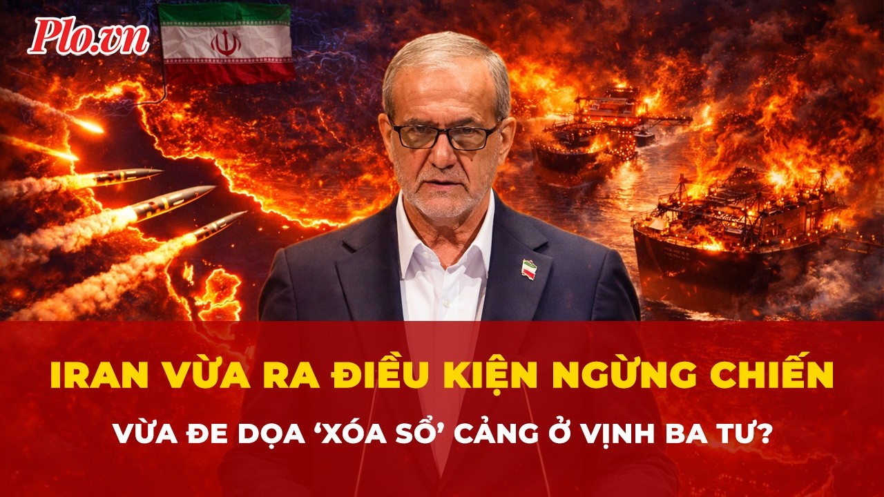 Iran vừa ra điều kiện dừng xung đột, vừa dọa 'xóa sổ' toàn bộ cảng ở Vịnh Ba Tư? | Tin nhanh