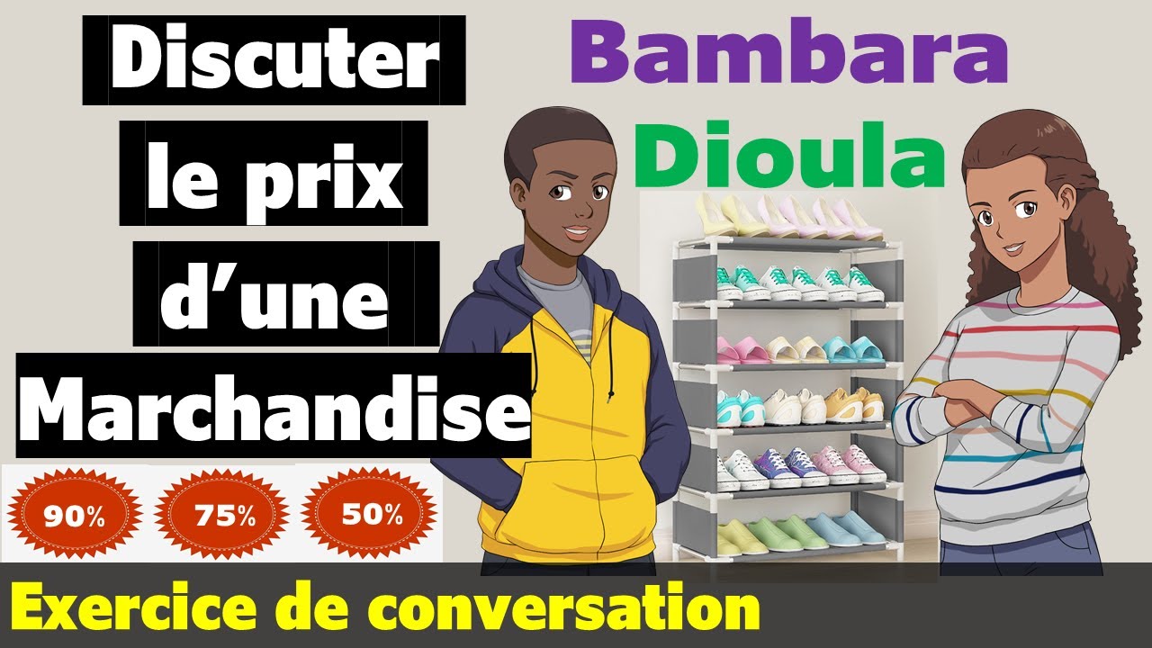 Apprendre Dioula - Bambara - Malinké | Discuter le Prix d'une Marchandise | Cours Zanga School