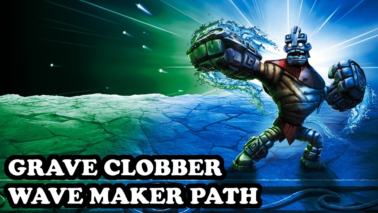 Skylanders Imaginators - Grave Clobber - Wave Maker Path - GAMEPLAY