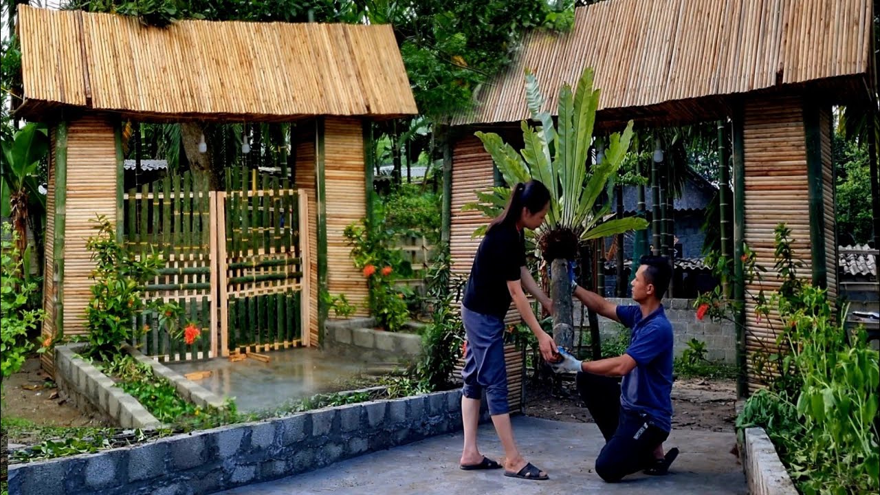 new life of a single mother: happily working together every day - completing the gate |Ly Tieu An
