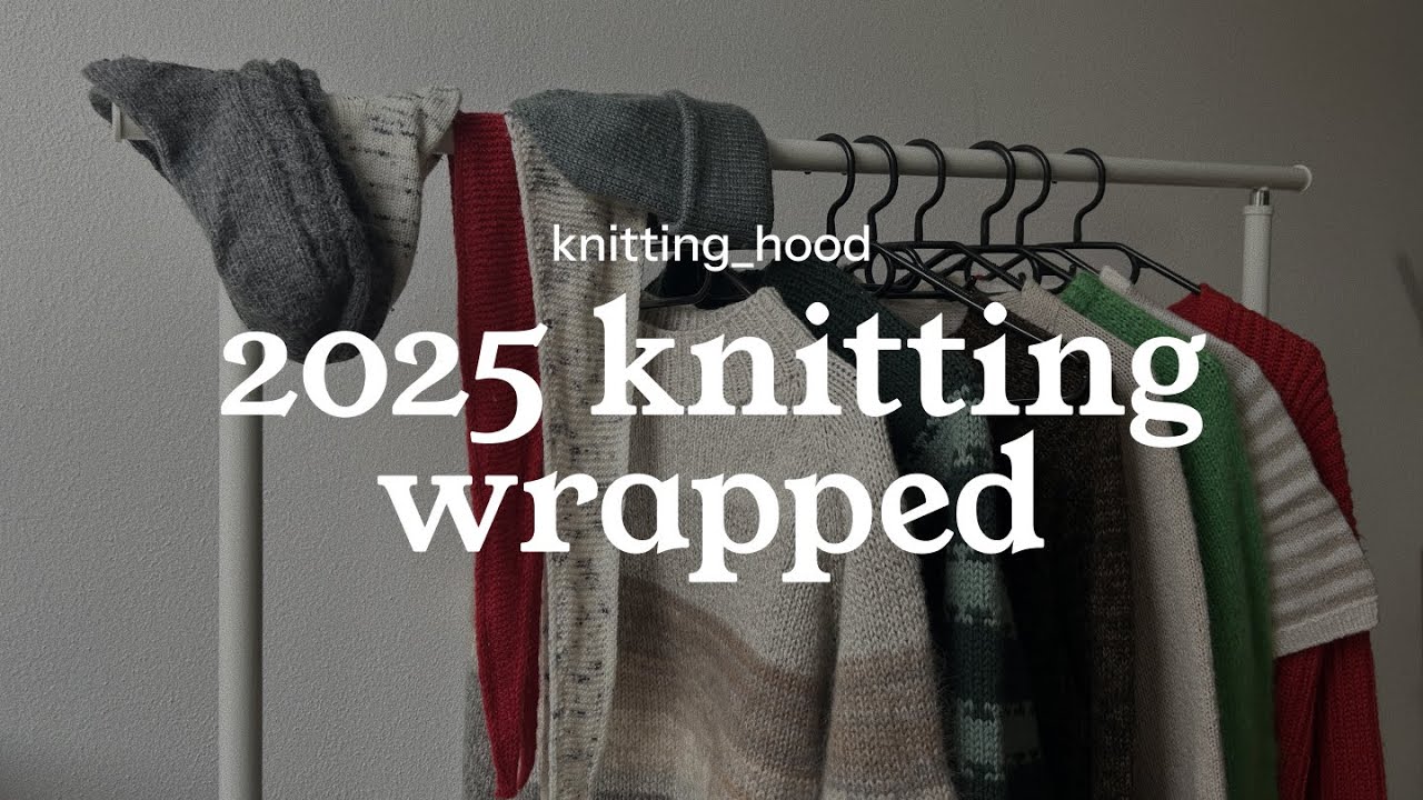 Вязание 2025: год проектов из обрезков | 24 готовых вязаных изделия | knitting_hood