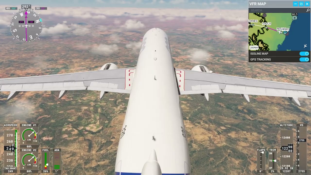 MSFS 2020 A320 from Mombasa to Kilimanjaro (IFR Practice 9070XT)