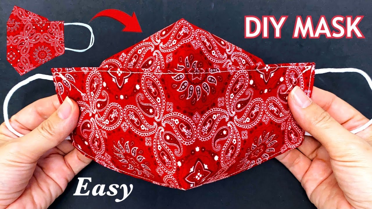 New Style Easy 3D Mask🔥Diy 3D Breathable Face Mask Easy Pattern Sewing Tutorial | New Origami Mask