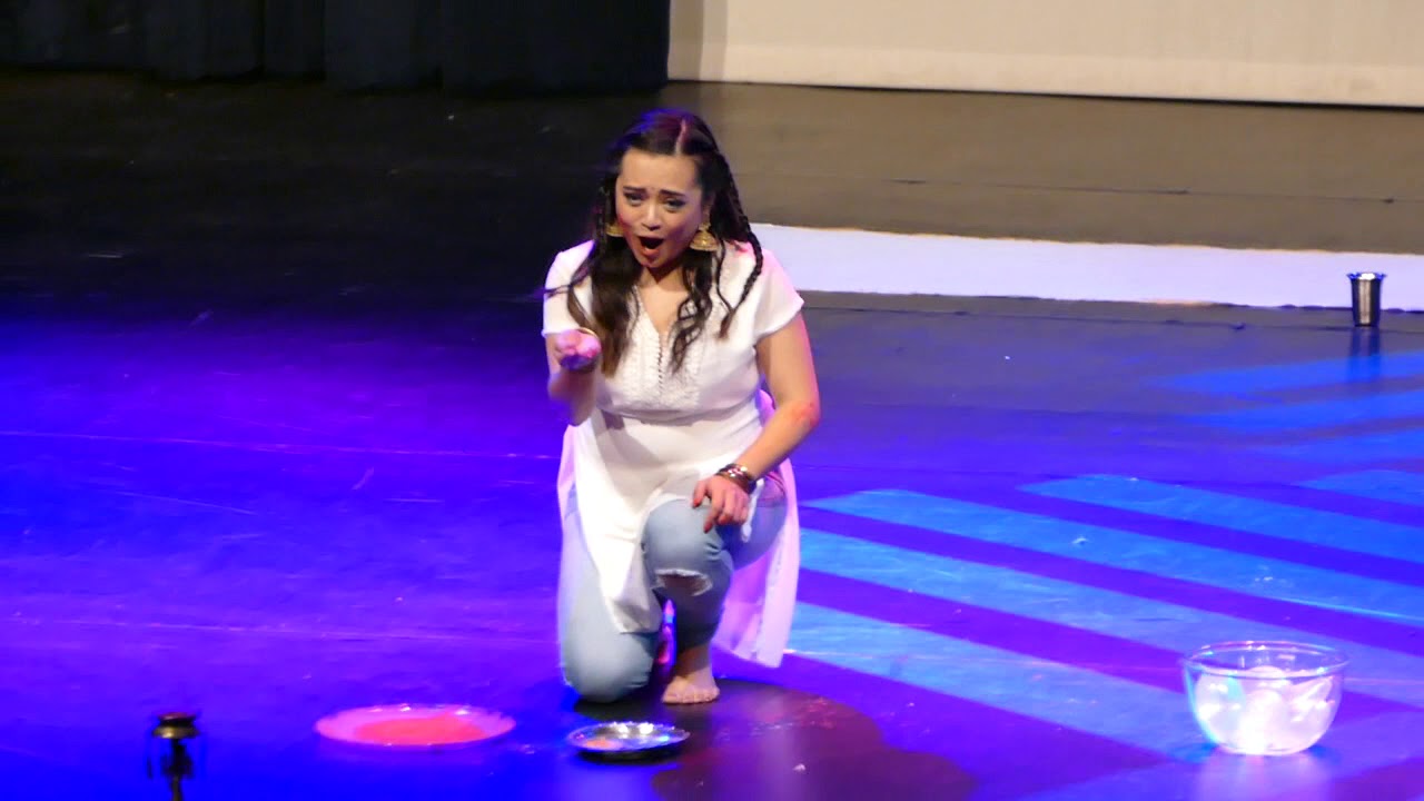 Happy Holi cover dance by Nisha Chitrakar from Belgium, modern dance INAS 2019