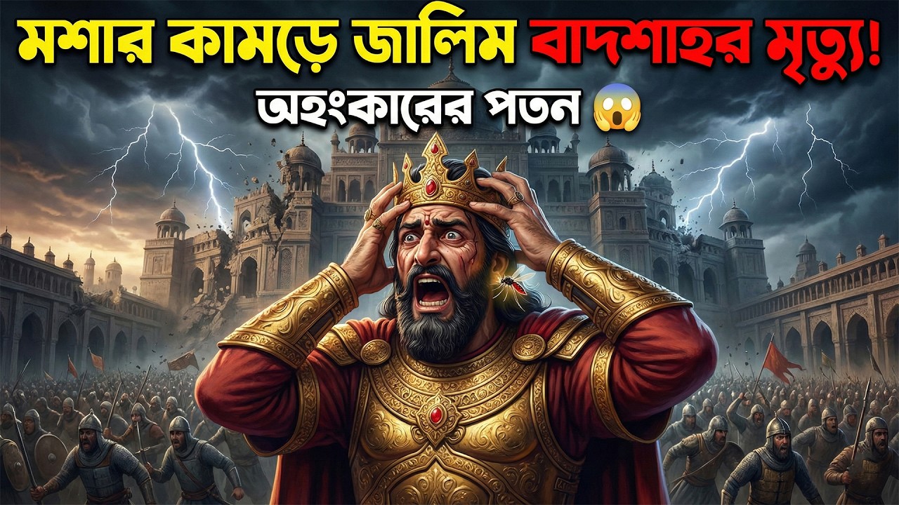 মশার কামড়ে জালিম বাদশাহর মৃত্যু! অহংকারের পতন 😱