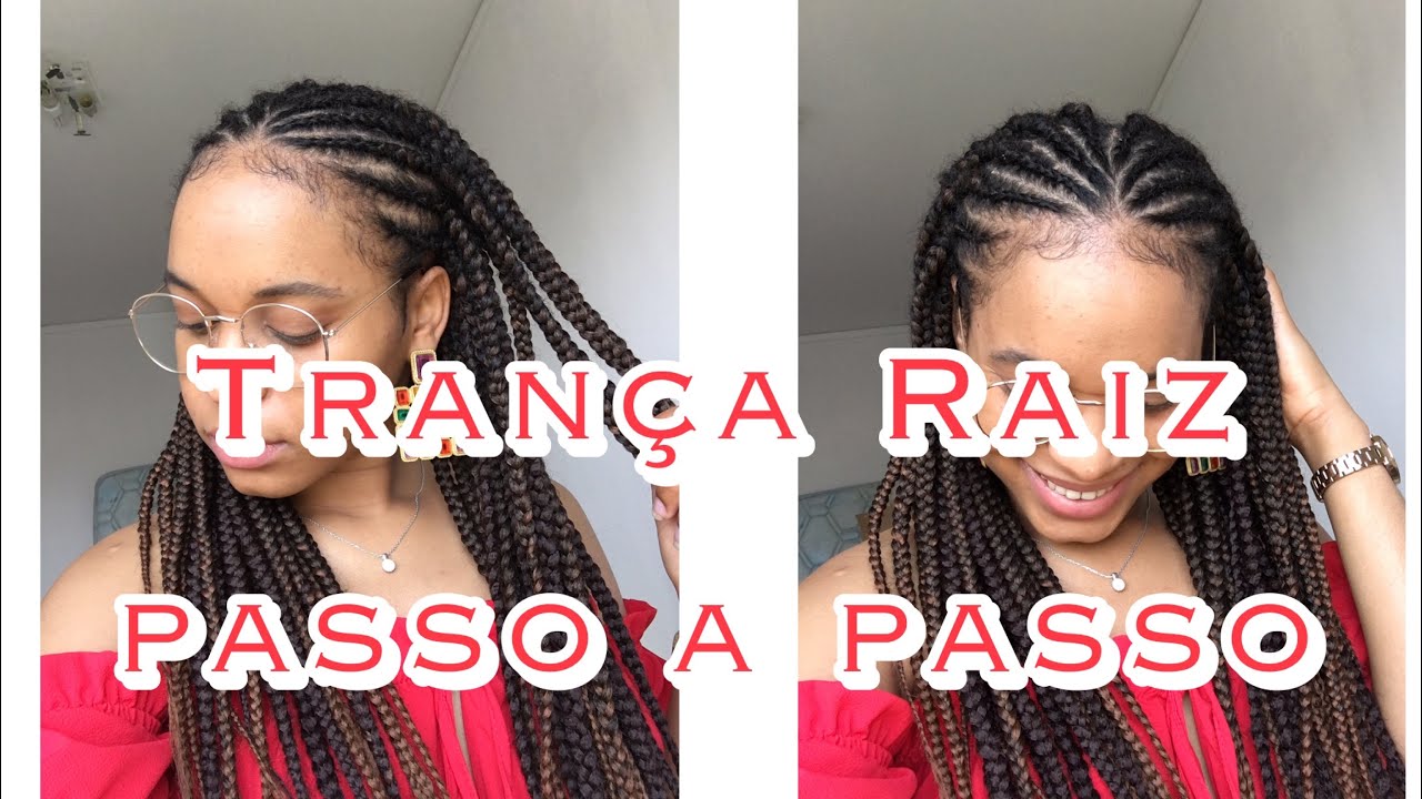 COMO FAZER TRANÇAS BOX BRAIDS  RAIZ / CORRIDAS SOZINHA  | Luísa Trindade