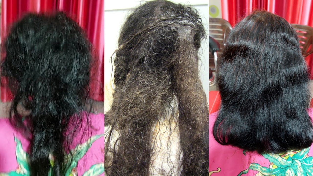 Itne Uljhe baalo ko kaise theek kare?| How to detangle very damaged hair?😨