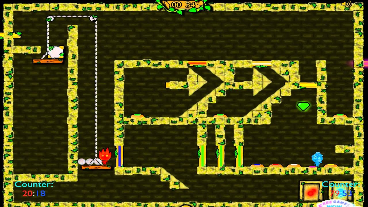 Let's Play Fireboy and Watergirl: The Forest Temple III #003 - The Forest Temple III -.-