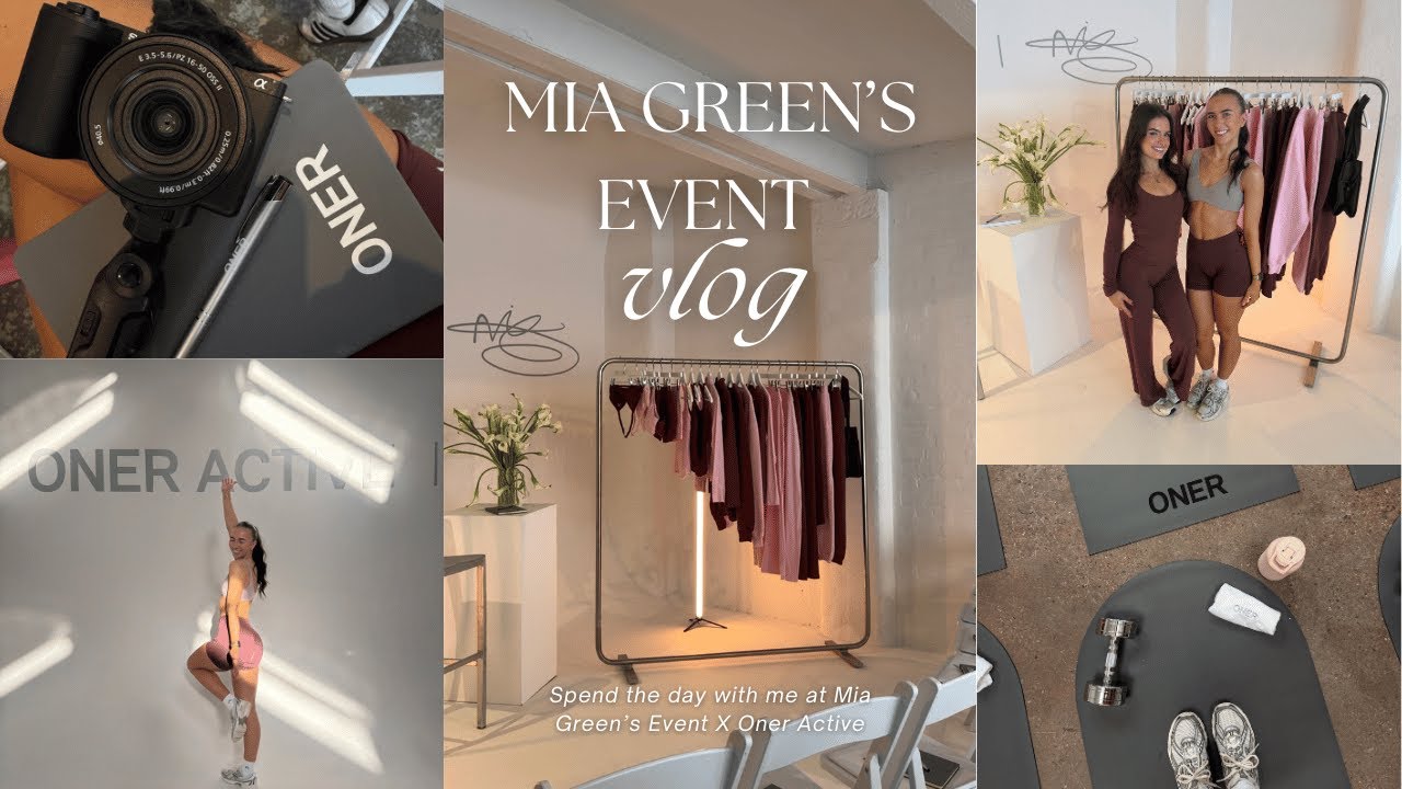 MIA GREEN X ONER ACTIVE EVENT | SPEND THE DAY WITH ME 🤭✨♥️