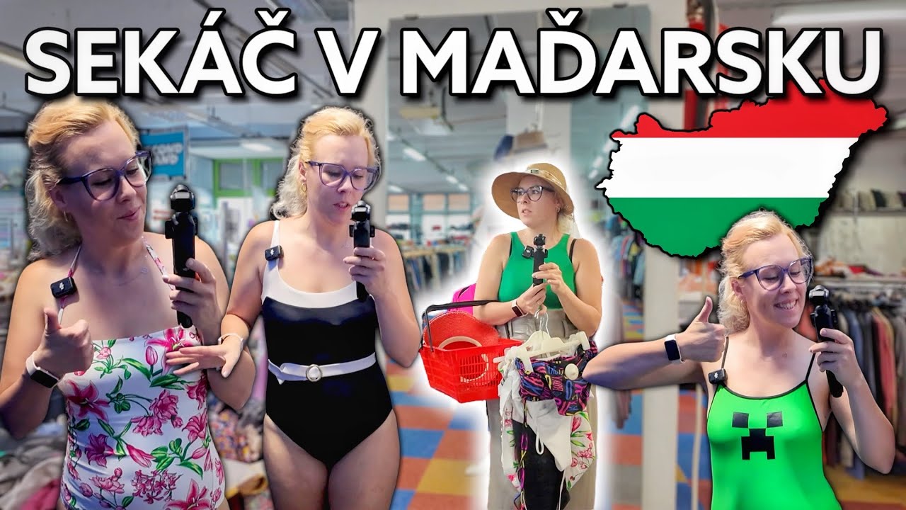 VELKÝ MAĎARSKÝ SEKÁČ MĚ FAKT PŘEKVAPIL!🤩SHÁNÍM PLAVKY A LETNÍ OBLEČENÍ😎☀️