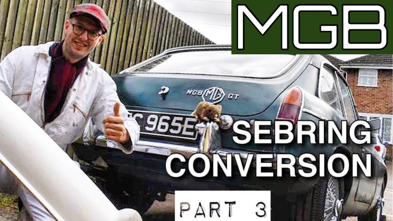 MGB Sebring Conversion Part 3 Rear Valance