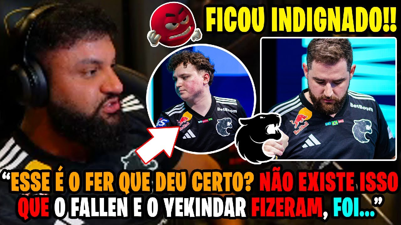 📢😡 FER *INDIGNADO* COM O YEKINDAR & DERROTA DESASTROSA DA FURIA: 